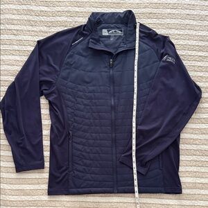 Men’s Quilted Hybrid Windbreaker Golf Jacket - Navy